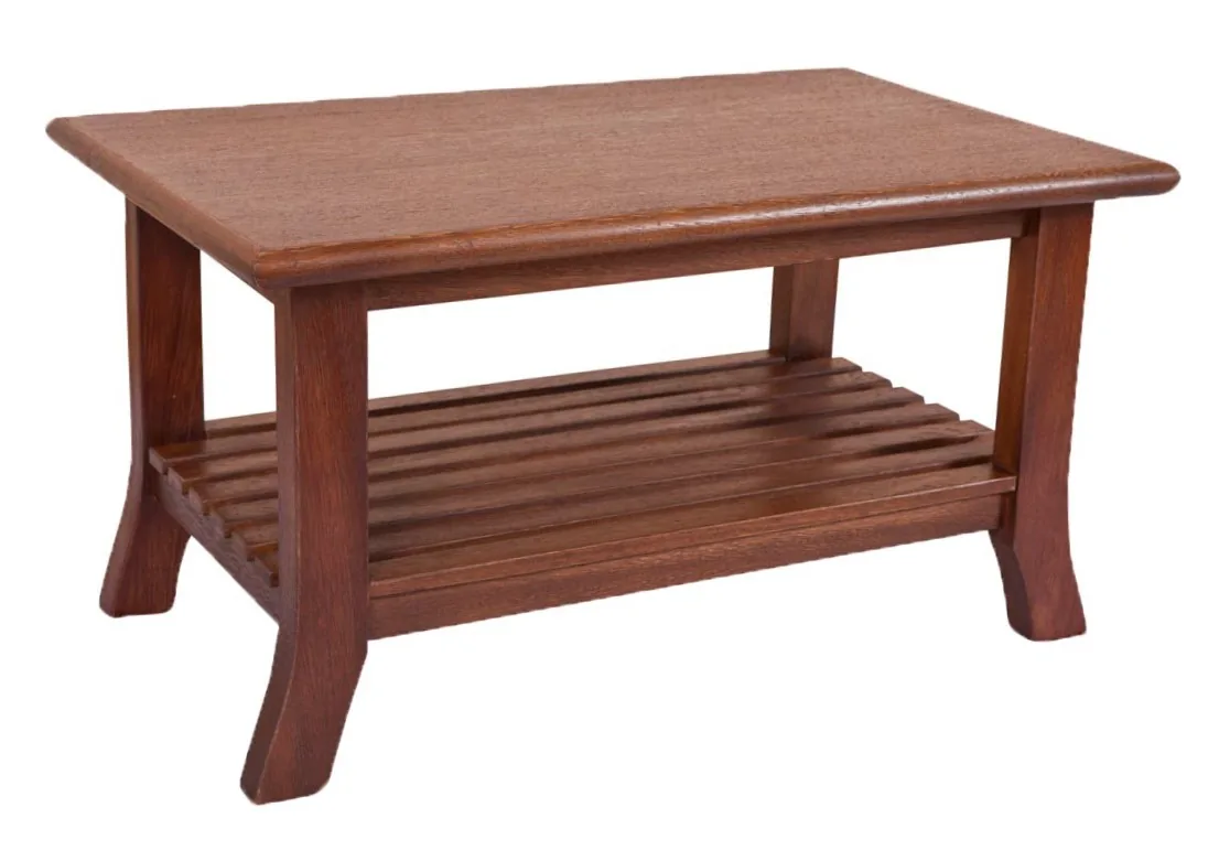 Mesa De Centro Sarrafiada 80cm X 50cm Nobre